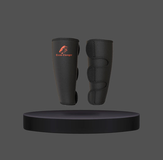 Weight lifting shin guards